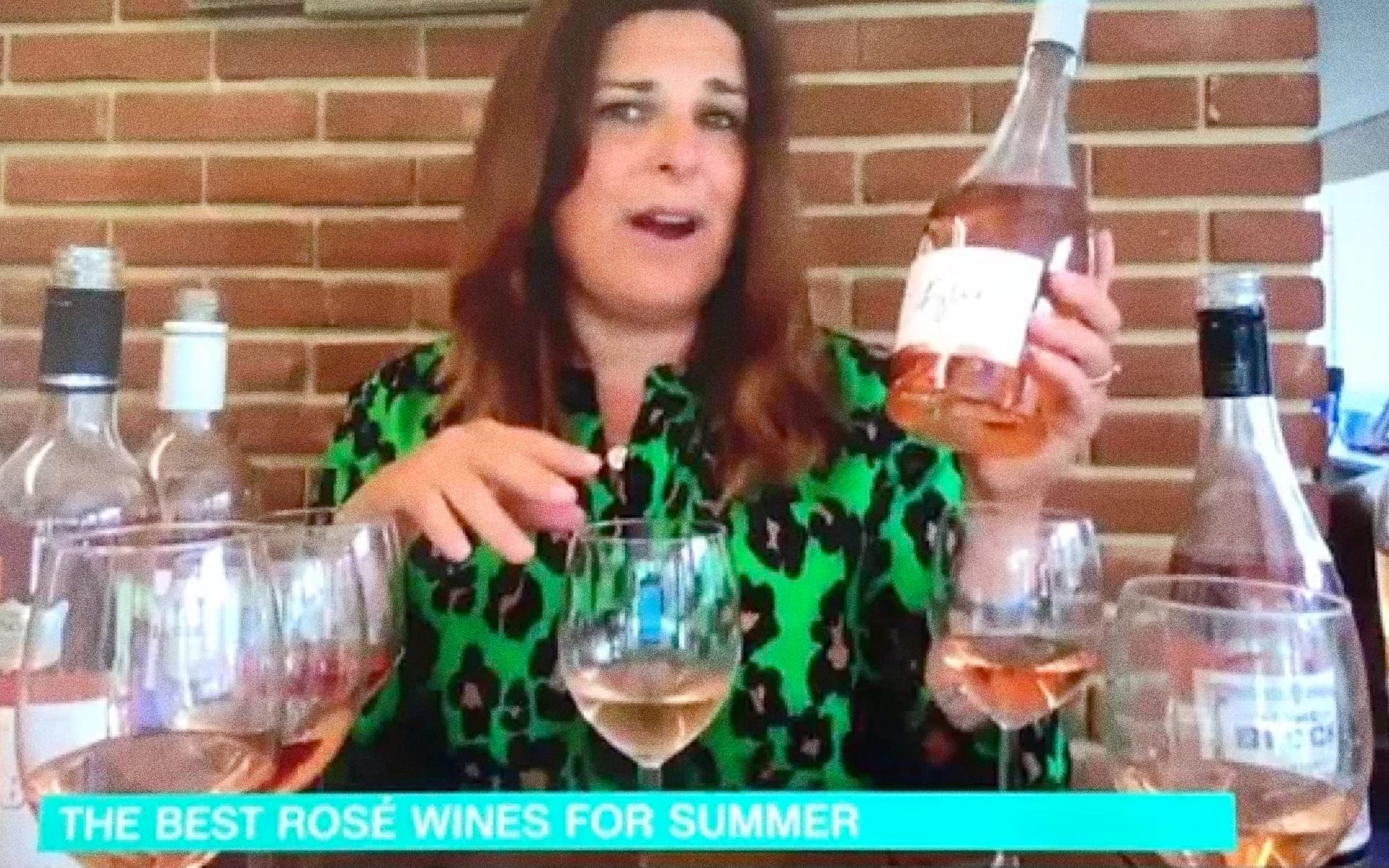 Kylie Minogue Rosé on This Morning, June 2020